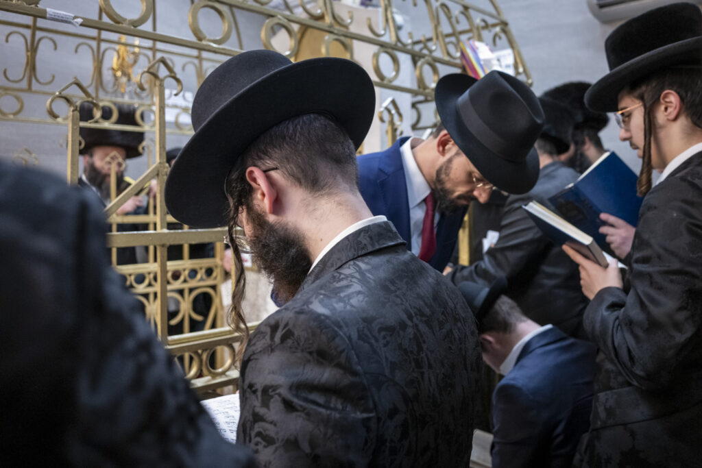 Hasidic Jews in Lezajsk