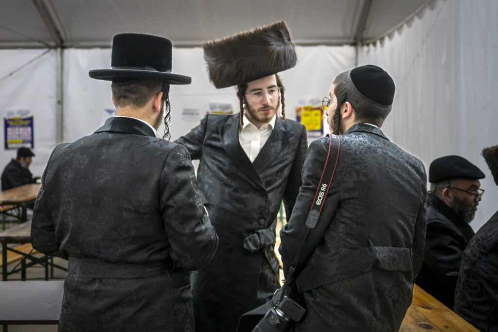 Hasidic Jews in Lezajsk