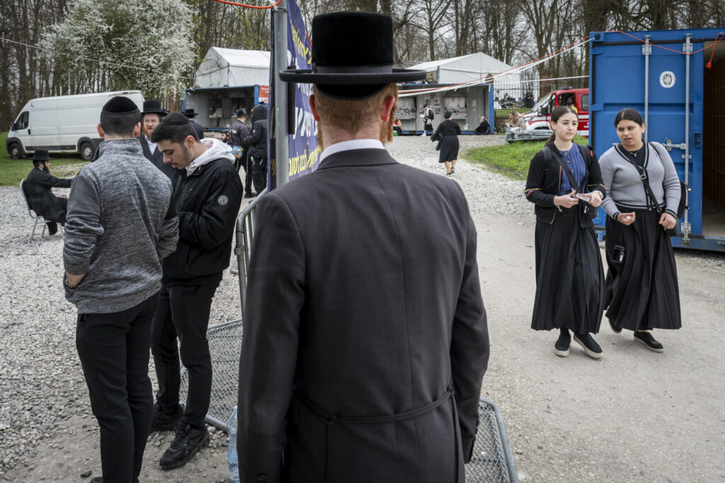 Hasidic Jews in Lezajsk